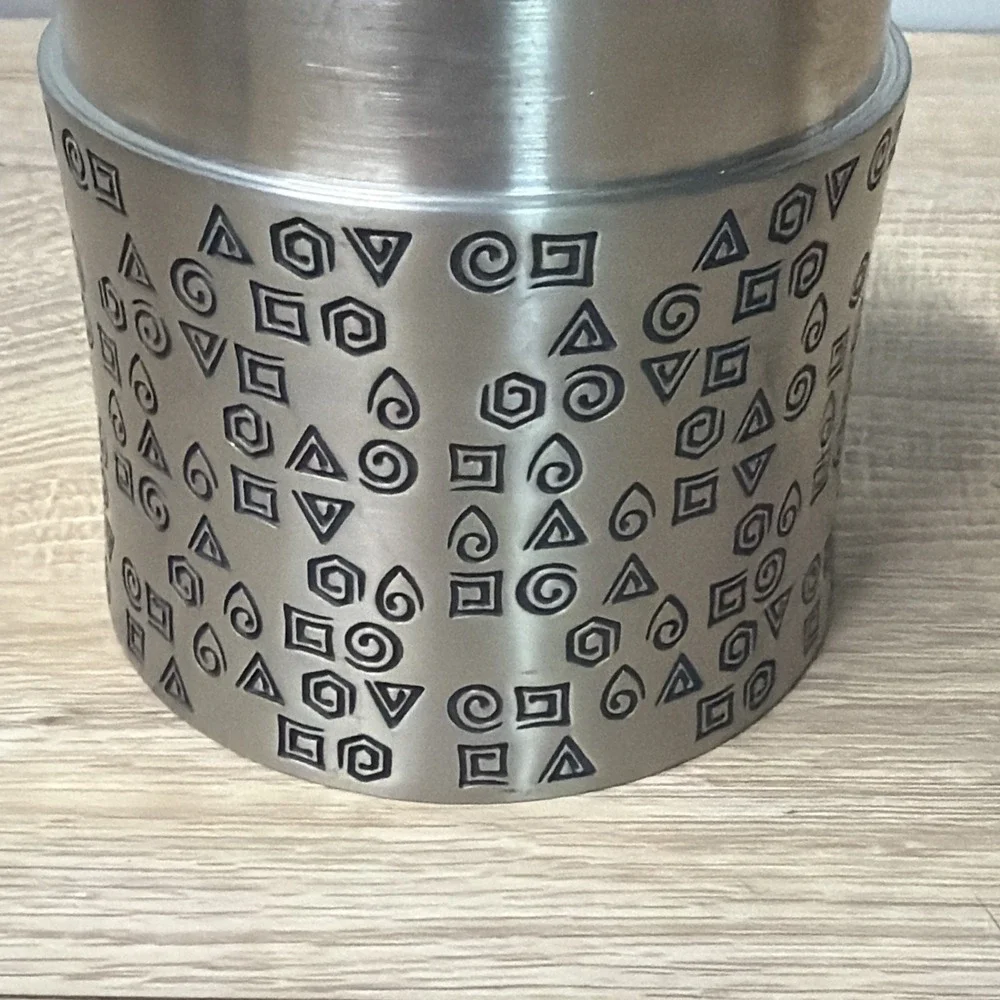 Royal Selangor Five Elements Pewter Tea Coffee Caddy Freeman Lau Double Lid